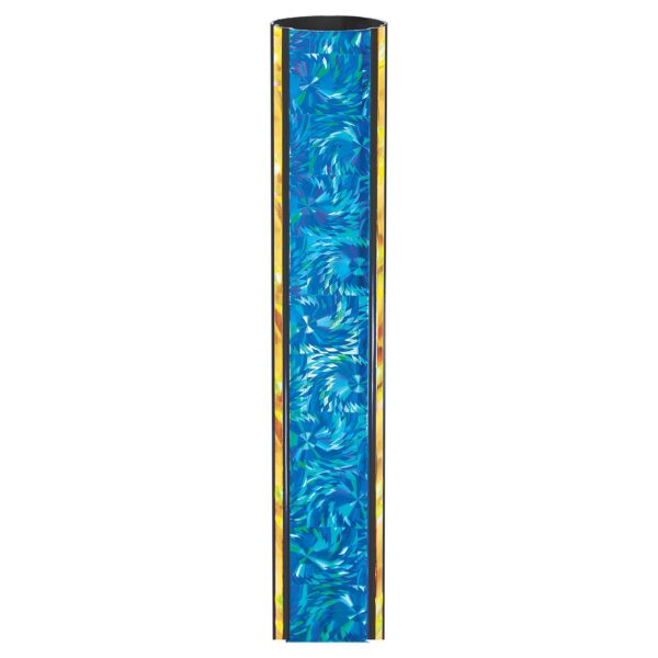 45" Blue/Gold Round Buzz Saw Trophy Column