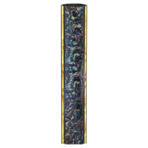 45" Black/Gold Round Buzz Saw Trophy Column