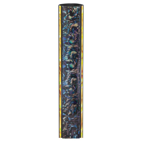 45" Black/Gold Round Buzz Saw Trophy Column