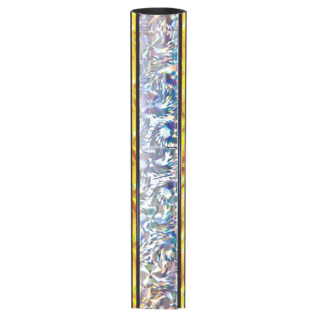 45" Silver/Gold Round Buzz Saw Trophy Column