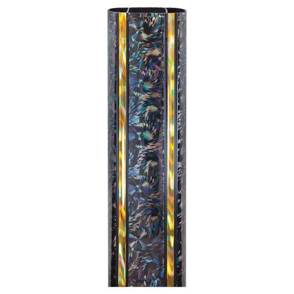45" Black/Gold Rectangular Buzz Saw Trophy Column