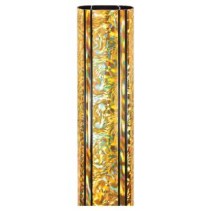45" Gold/Gold Rectangular Buzz Saw Trophy Column
