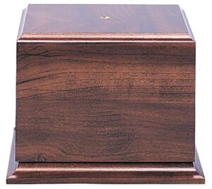6 1/2" x 5" Cherry Finish Cup Base