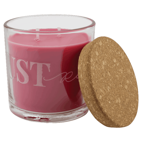 14 oz. Tropical Sunrise Candle in a Glass Holder with Cork Lid