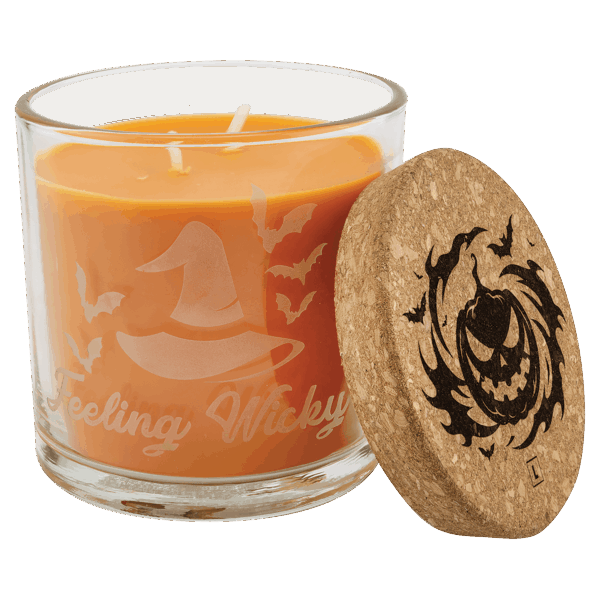 14 oz. Pick of the Patch Candle in a Glass Holder with Cork Lid