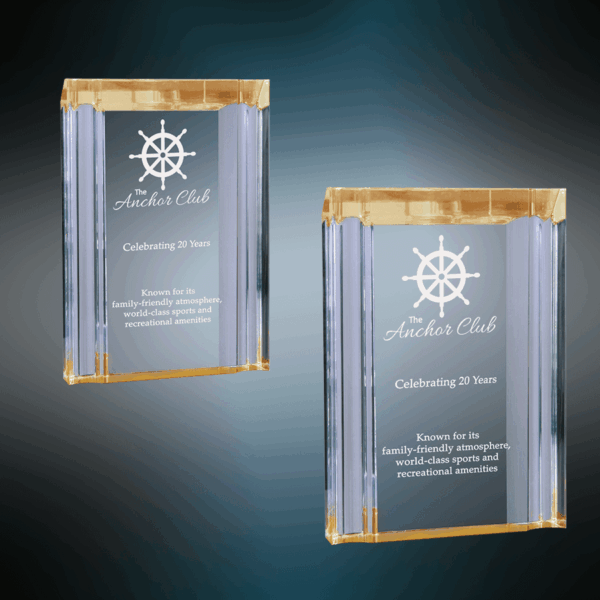 Gold Channel Acrylic Sample Set