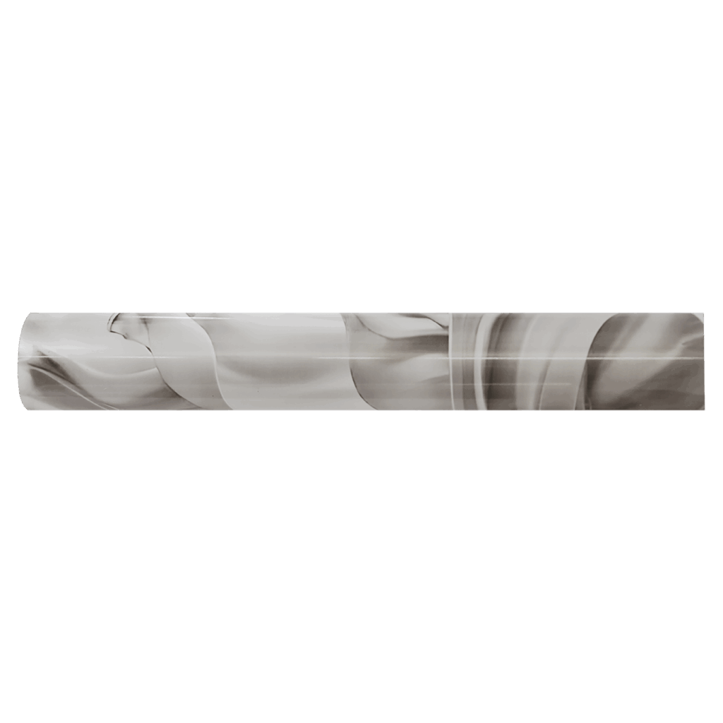 24" Round Silver Fantasy Column