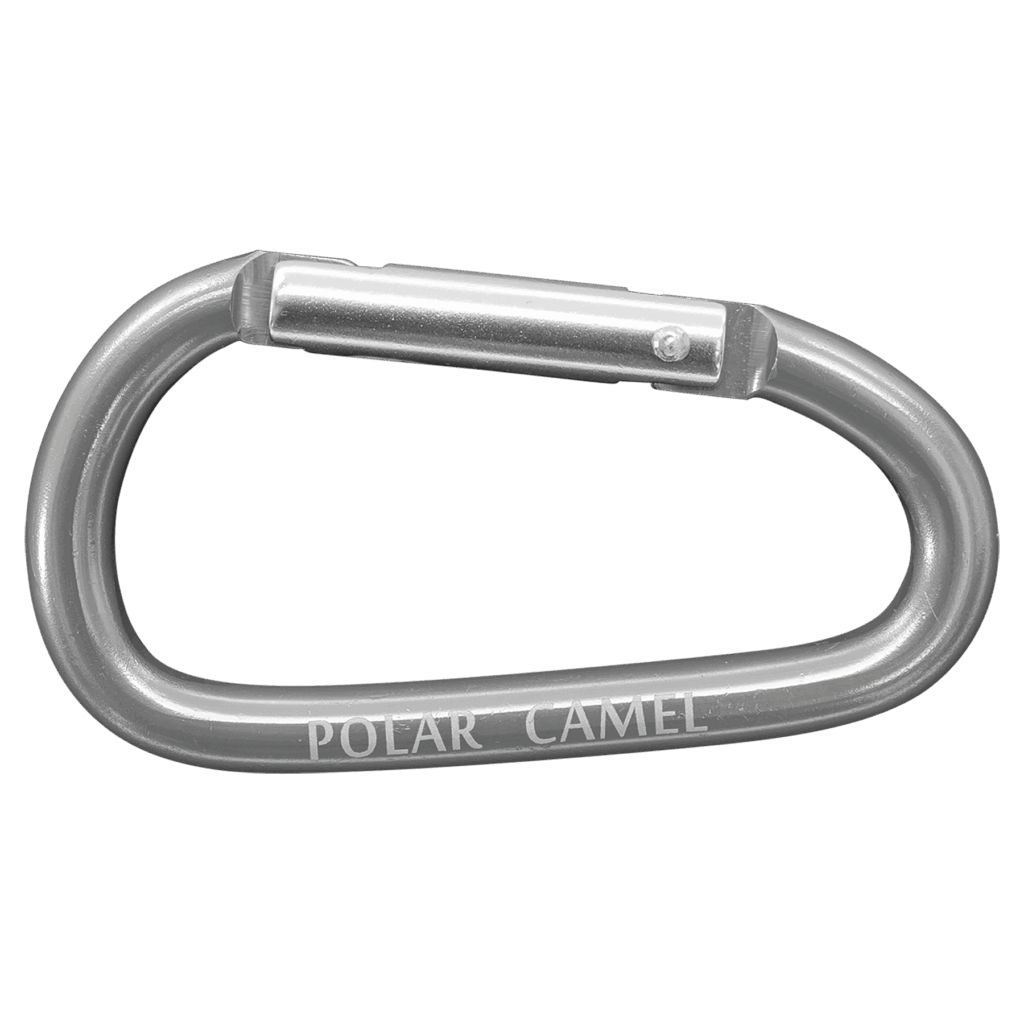 Polar Camel Water Bottle Carabiner-Gray