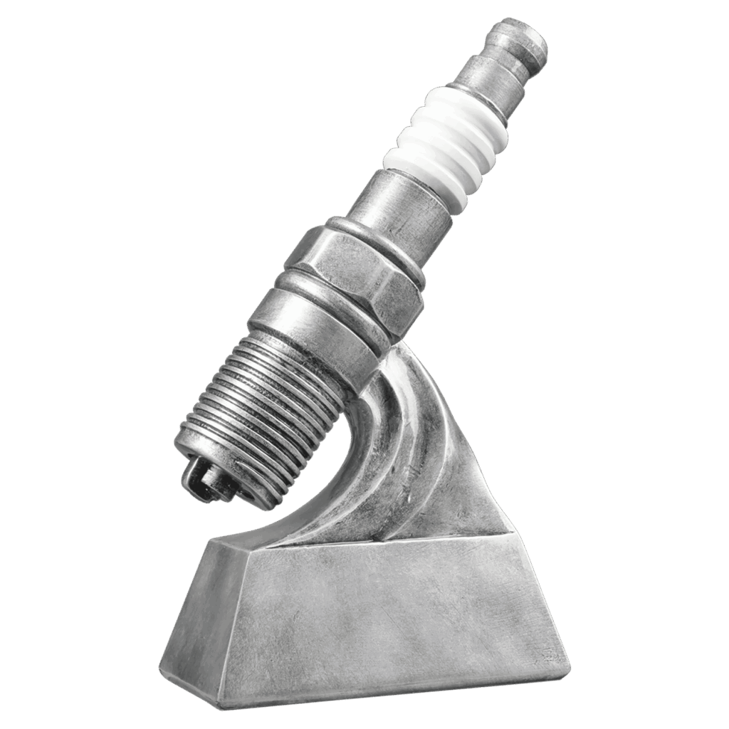 8" Spark Plug Car Show Resin
