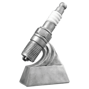 8" Spark Plug Car Show Resin