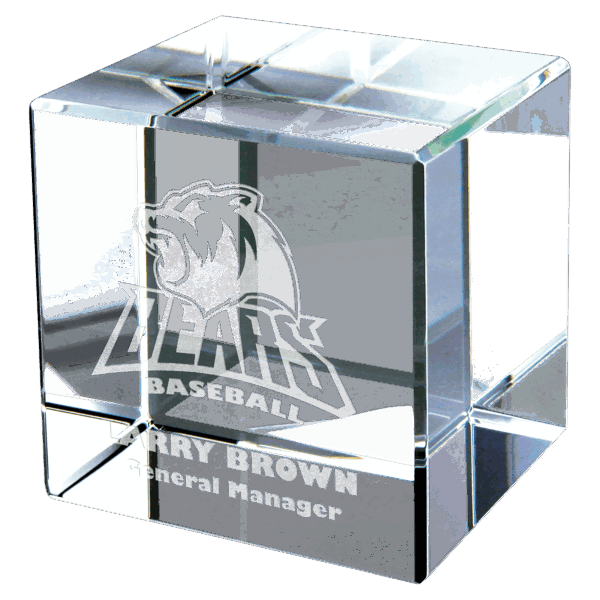 2" x 2" Crystal Cube