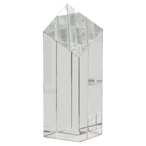 7" Crystal Diamond Top Pillar