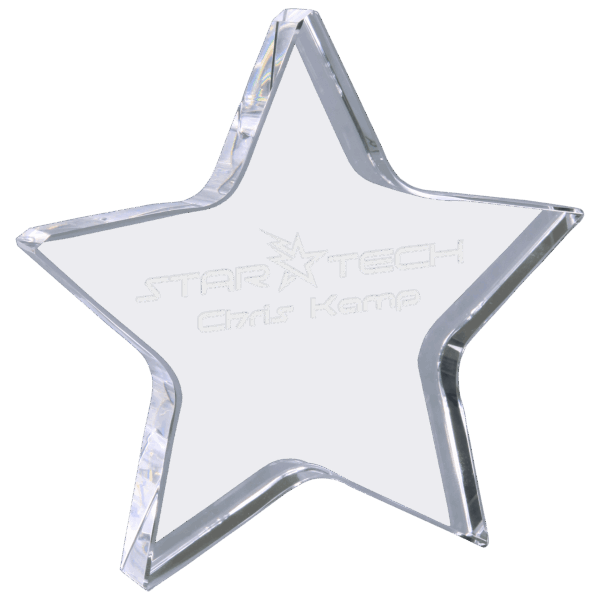 5" x 5" Crystal Star