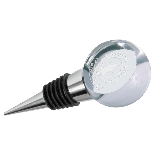 3 7/8" Crystal Wine Stopper