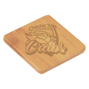 3 1/2" x 3 1/2" Square Bamboo Coaster