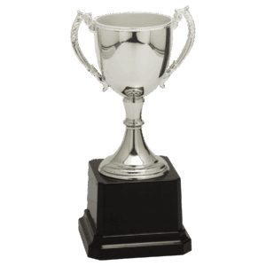 6 3/4" Silver Completed Zinc Cup Trophy