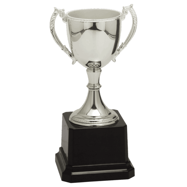 6 3/4" Silver Completed Zinc Cup Trophy