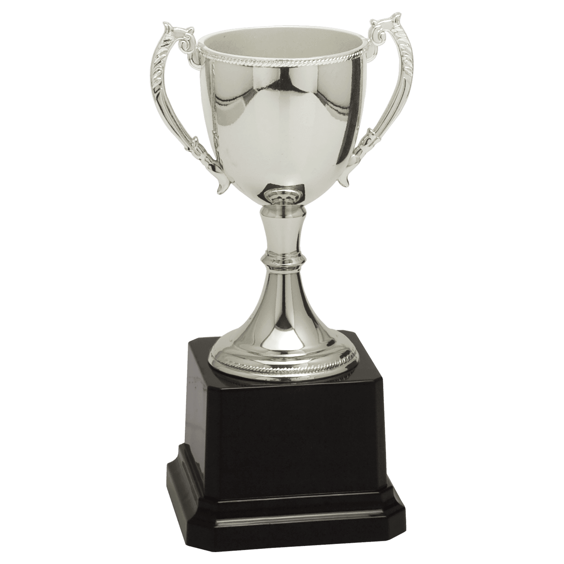 6 3/4" Silver Completed Zinc Cup Trophy