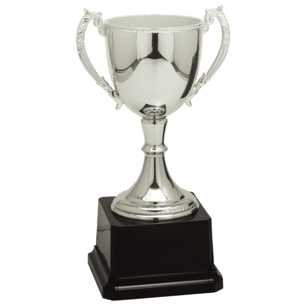 8 3/4" Silver Completed Zinc Cup Trophy