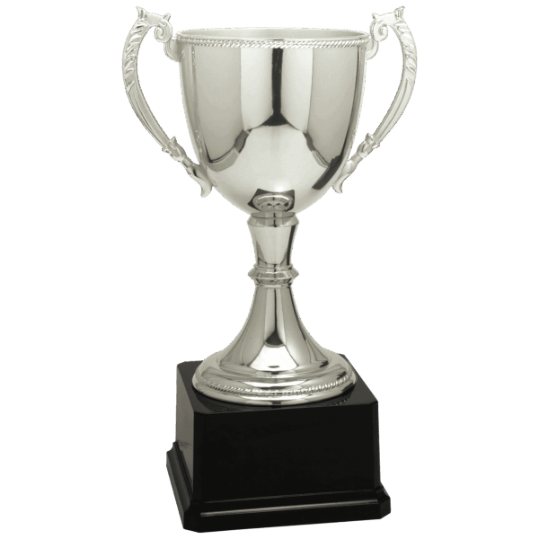 11" Silver Completed Zinc Cup Trophy