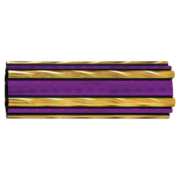 45" Purple/Gold Rectangular Diamond Trophy Column