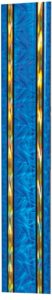 45" Blue/Gold Rectangular Dazzle Trophy Column