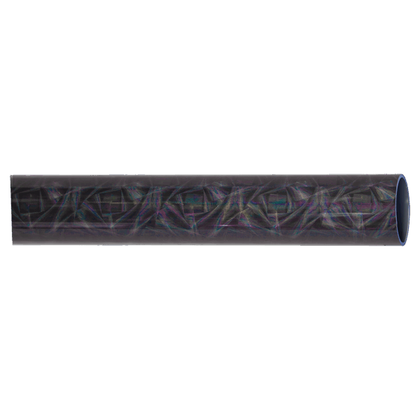 45" Round Black Dazzle Full Wrap Trophy Column