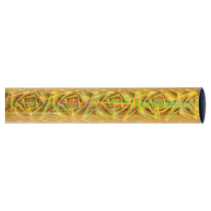 45" Round Gold Dazzle Full Wrap Trophy Column