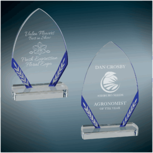Blue Diamond Edge Glass Sample Set
