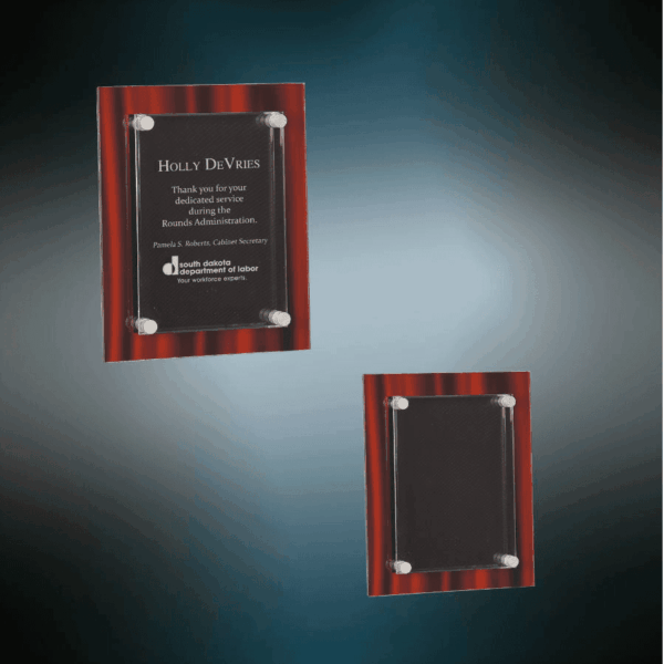 Red Velvet Floating Acrylic Plaque Sample Set