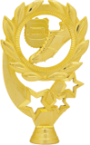5 1/2" Track Sport Wreath Figure