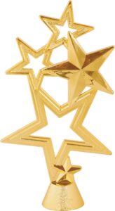 6 1/2" Gold 5-Star Figure