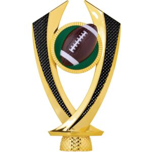 6 1/4" Gold/Black Football Falcon Figure