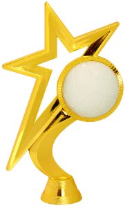 6 1/2" Gold Star Volleyball Figure