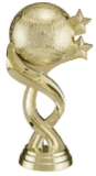 5" Gold Baseball/Softball Twisted Sport Figure