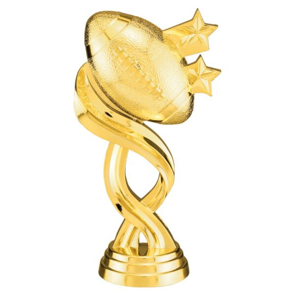 5" Gold Football Twisted Sport Figure