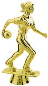 5" Female Bowler Figure