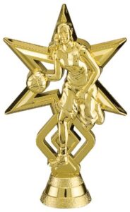 5 1/4" Female Basketball Sport Star Figure