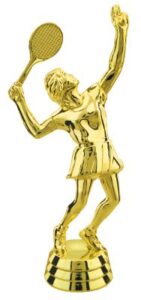 5 1/2" Female Tennis Figure