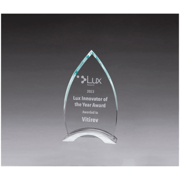 4 1/2" x 7 1/2" x 3/8" Thick Flame Series Clear Glass Top with Brushed Silver Aluminum Base
