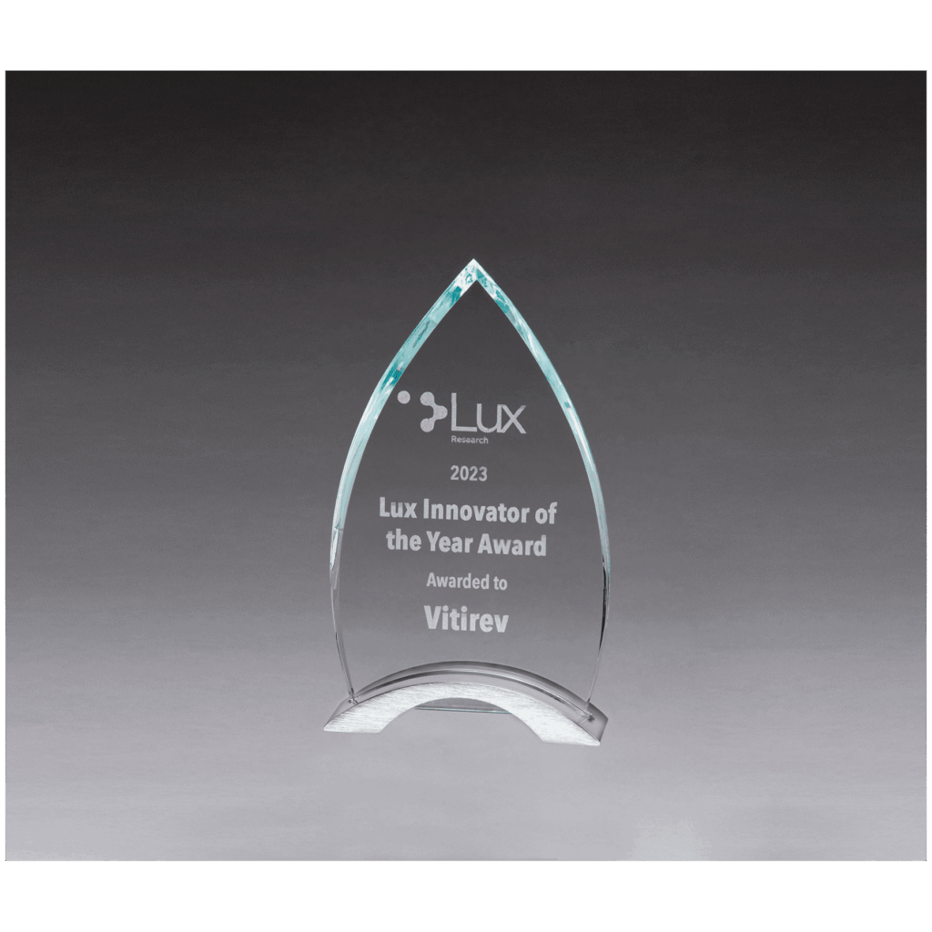 4 7/8" x 9" x 3/8" Thick Flame Series Clear Glass Top with Brushed Silver  Aluminum Base