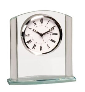 6 1/4" Arch Glass Clock