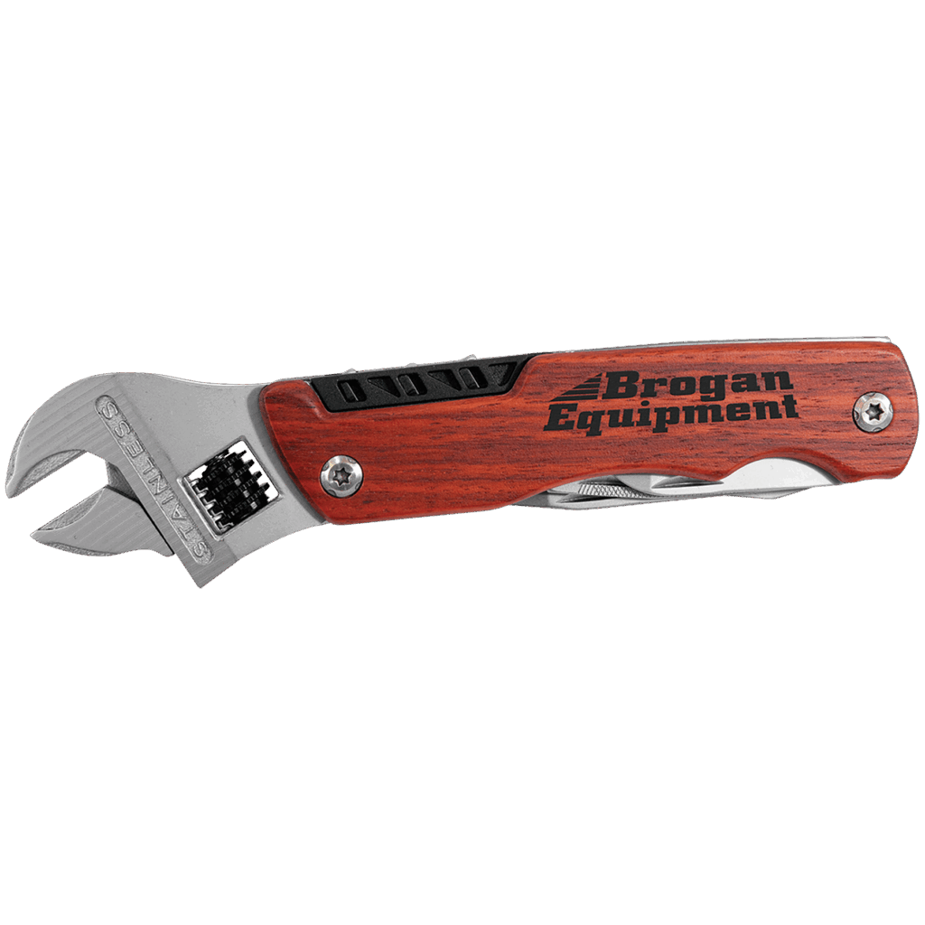 6 1/2" Wrench Multi-Tool with Wood Handle/Bag