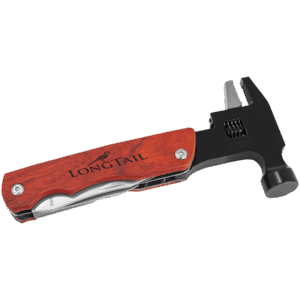 6 3/4" Hammer Multi-Tool with Wood Handle/Pouch