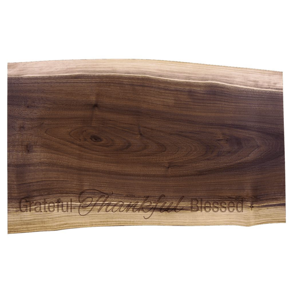 20" x 12" Black Walnut Cutting and Charcuterie Board