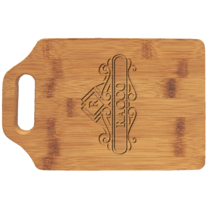 9" x 6" Bamboo Cutting Board with Handle