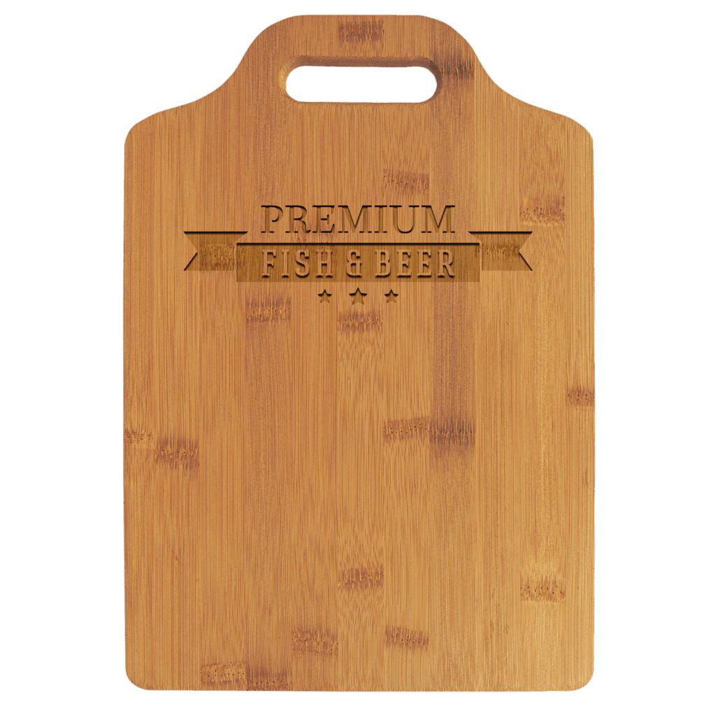 13" x 9" Bamboo Cutting Board with Handle