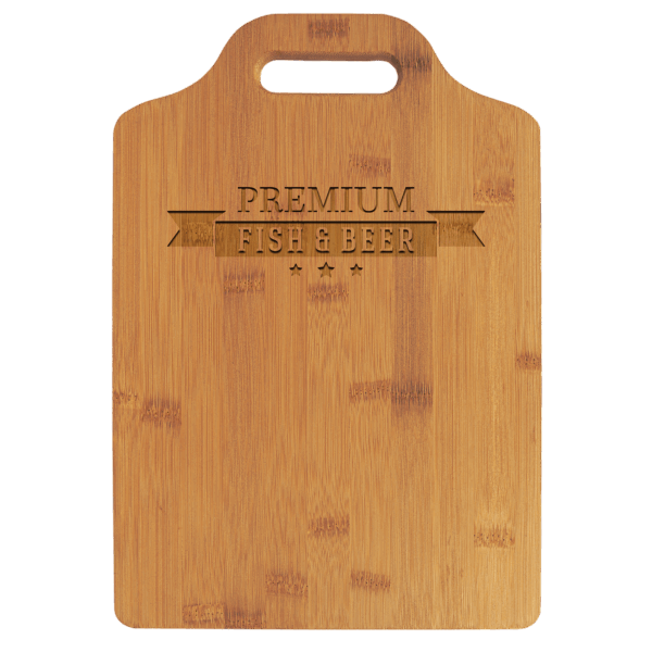 13" x 9" Bamboo Cutting Board with Handle