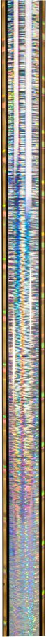 45" Silver/Gold Round Glacier Trophy Column