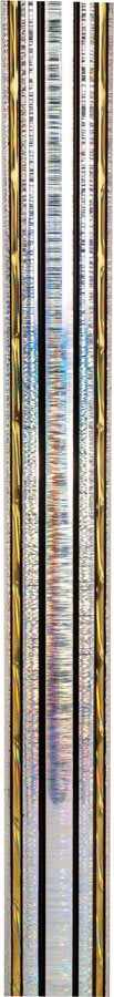 45" Silver/Gold Rectangular Glacier Trophy Column